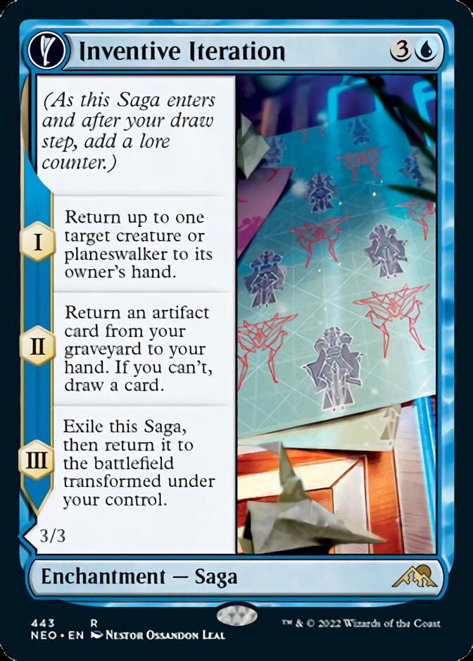 Inventive Iteration // Living Breakthrough (Extended Art) [Kamigawa: Neon Dynasty] | Galaxy Games LLC