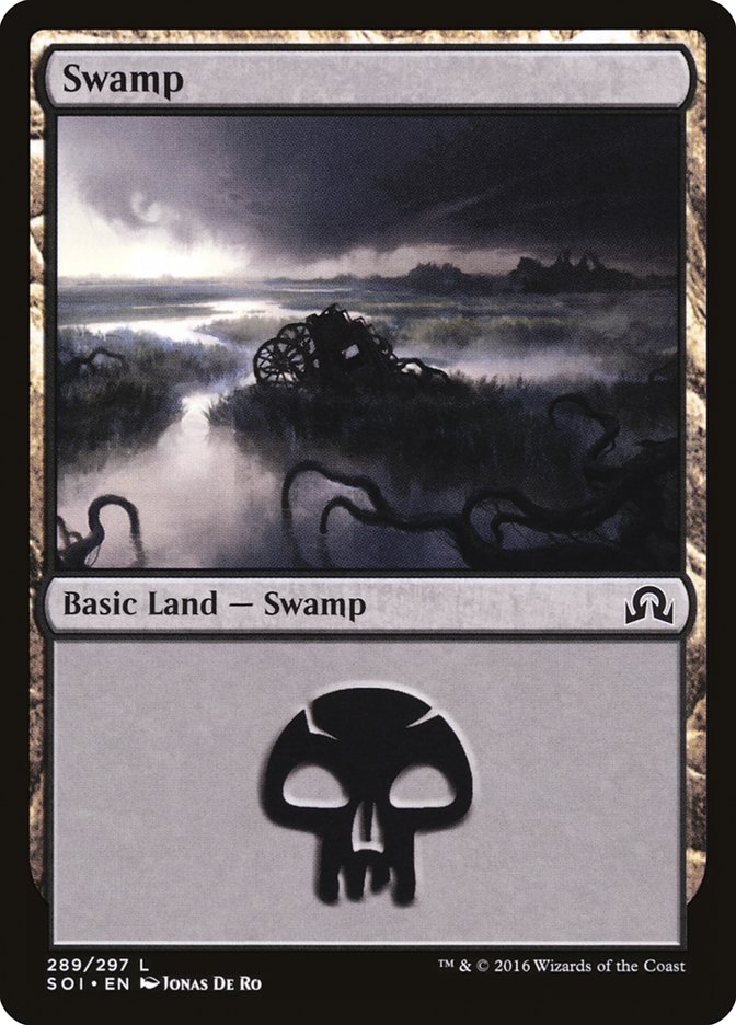 Swamp (289) [Shadows over Innistrad] | Galaxy Games LLC
