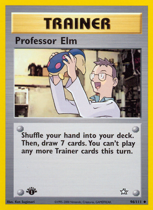 Professor Elm (96/111) [Neo Genesis 1st Edition] | Galaxy Games LLC