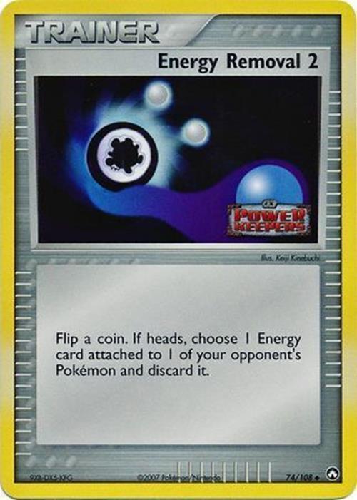 Energy Removal 2 (74/108) (Stamped) [EX: Power Keepers] | Galaxy Games LLC