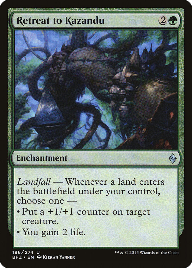 Retreat to Kazandu [Battle for Zendikar] | Galaxy Games LLC