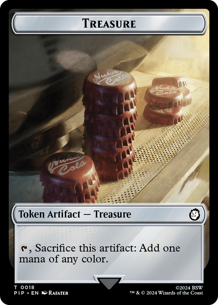 Treasure (0018) // Copy Double-Sided Token [Fallout Tokens] | Galaxy Games LLC