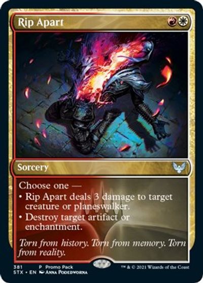 Rip Apart (Promo Pack) [Strixhaven: School of Mages Promos] | Galaxy Games LLC