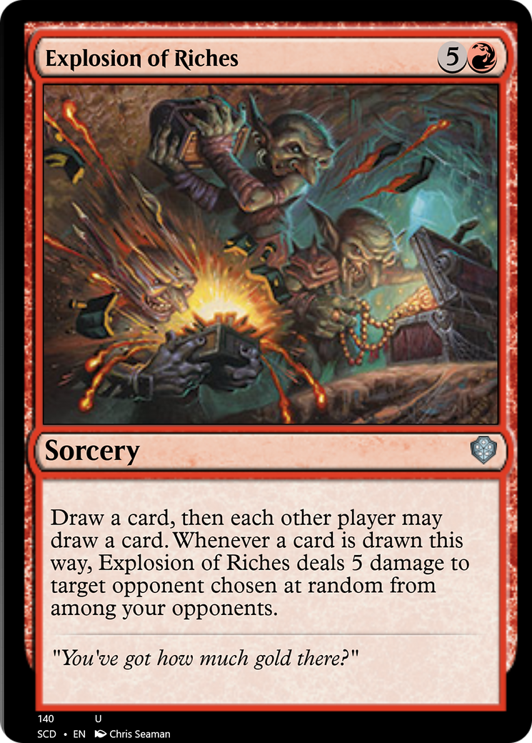 Explosion of Riches [Starter Commander Decks] | Galaxy Games LLC