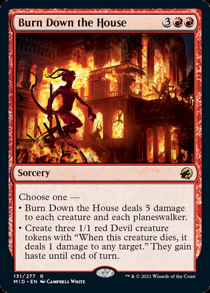 Burn Down the House [Innistrad: Midnight Hunt] | Galaxy Games LLC