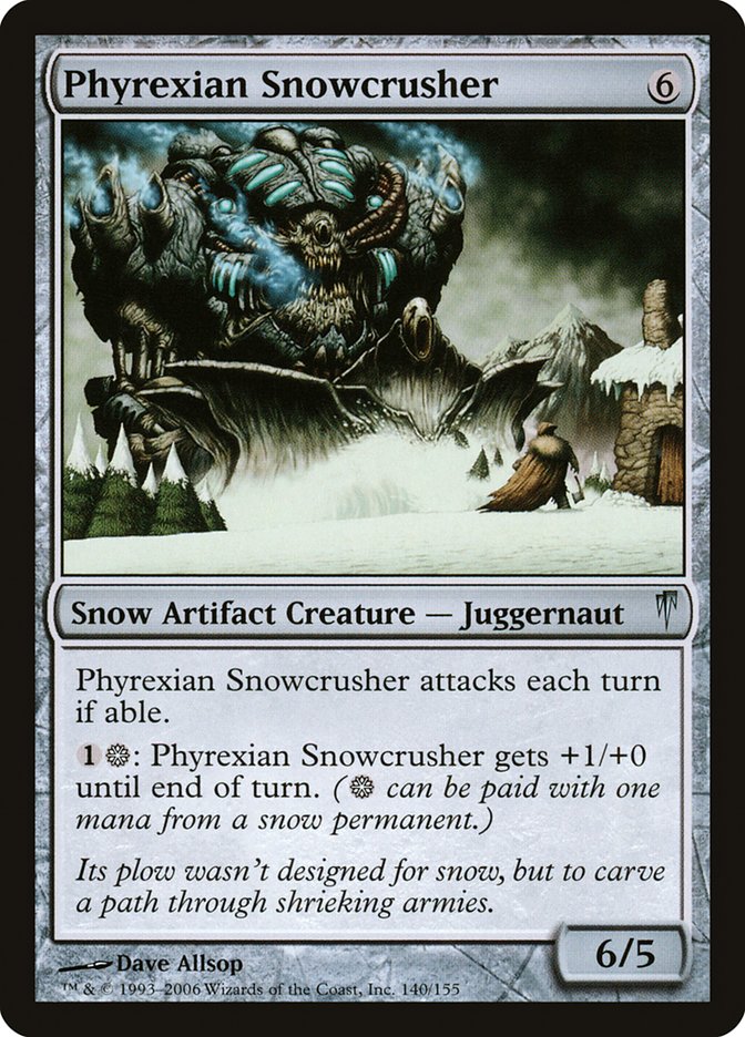 Phyrexian Snowcrusher [Coldsnap] | Galaxy Games LLC