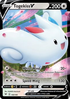 Togekiss V (140/185) [Sword & Shield: Vivid Voltage] | Galaxy Games LLC