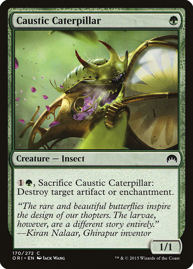 Caustic Caterpillar [Magic Origins] | Galaxy Games LLC