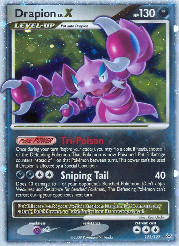 Drapion LV.X (123/127) [Platinum: Base Set] | Galaxy Games LLC