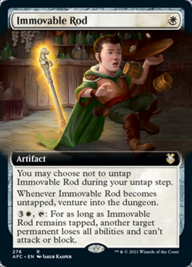 Immovable Rod (Extended Art) [Dungeons & Dragons: Adventures in the Forgotten Realms Commander] | Galaxy Games LLC