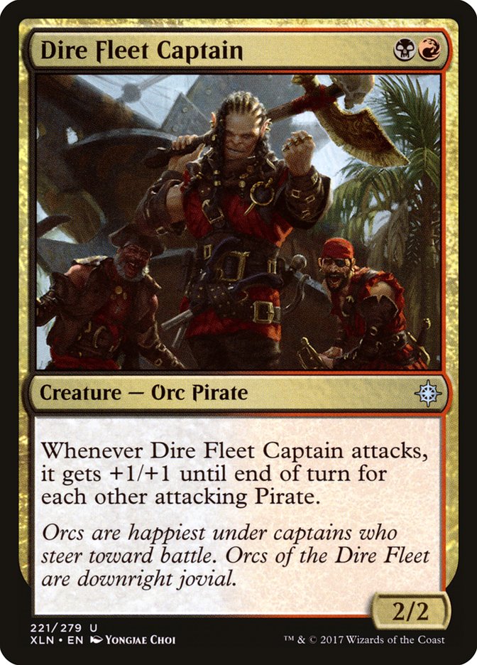 Dire Fleet Captain [Ixalan] | Galaxy Games LLC