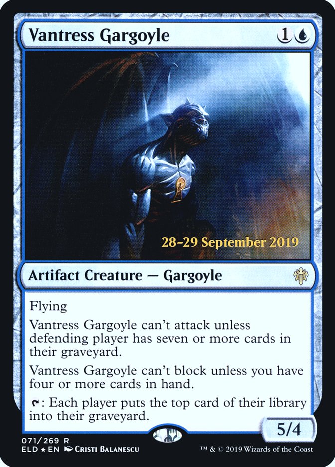 Vantress Gargoyle [Throne of Eldraine Prerelease Promos] | Galaxy Games LLC