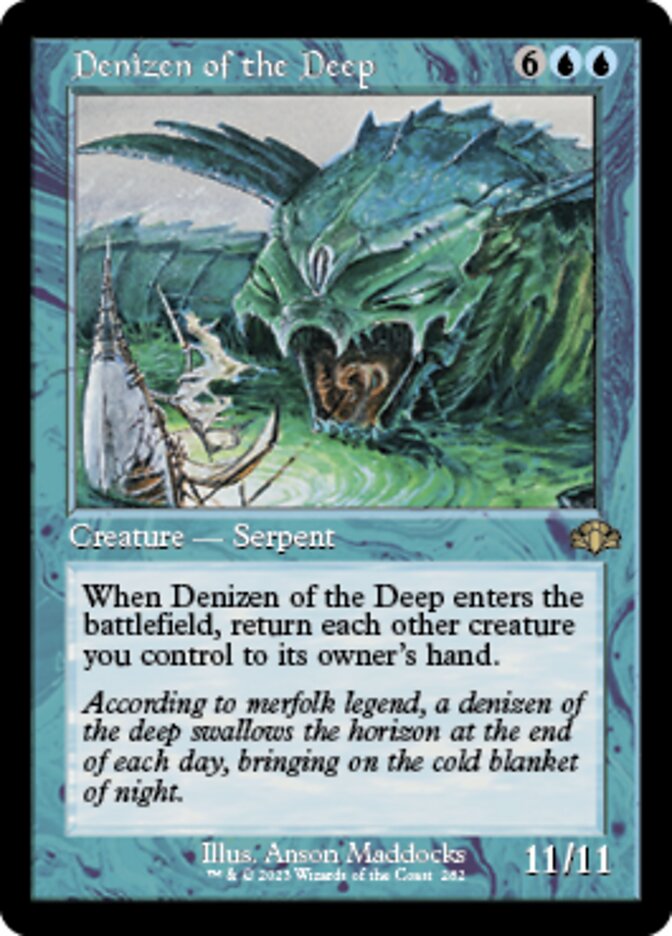 Denizen of the Deep (Retro) [Dominaria Remastered] | Galaxy Games LLC