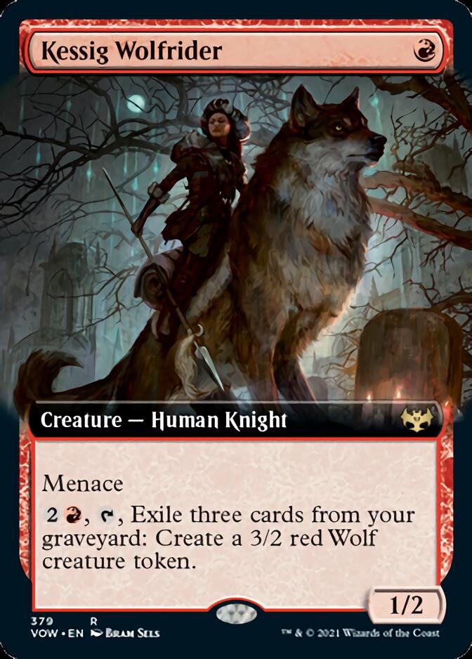 Kessig Wolfrider (Extended Art) [Innistrad: Crimson Vow] | Galaxy Games LLC