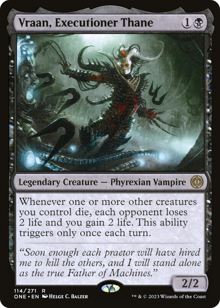 Vraan, Executioner Thane [Phyrexia: All Will Be One] | Galaxy Games LLC