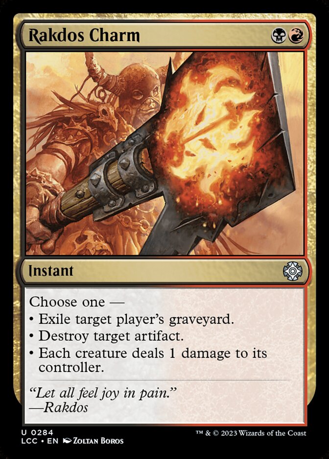 Rakdos Charm [The Lost Caverns of Ixalan Commander] | Galaxy Games LLC