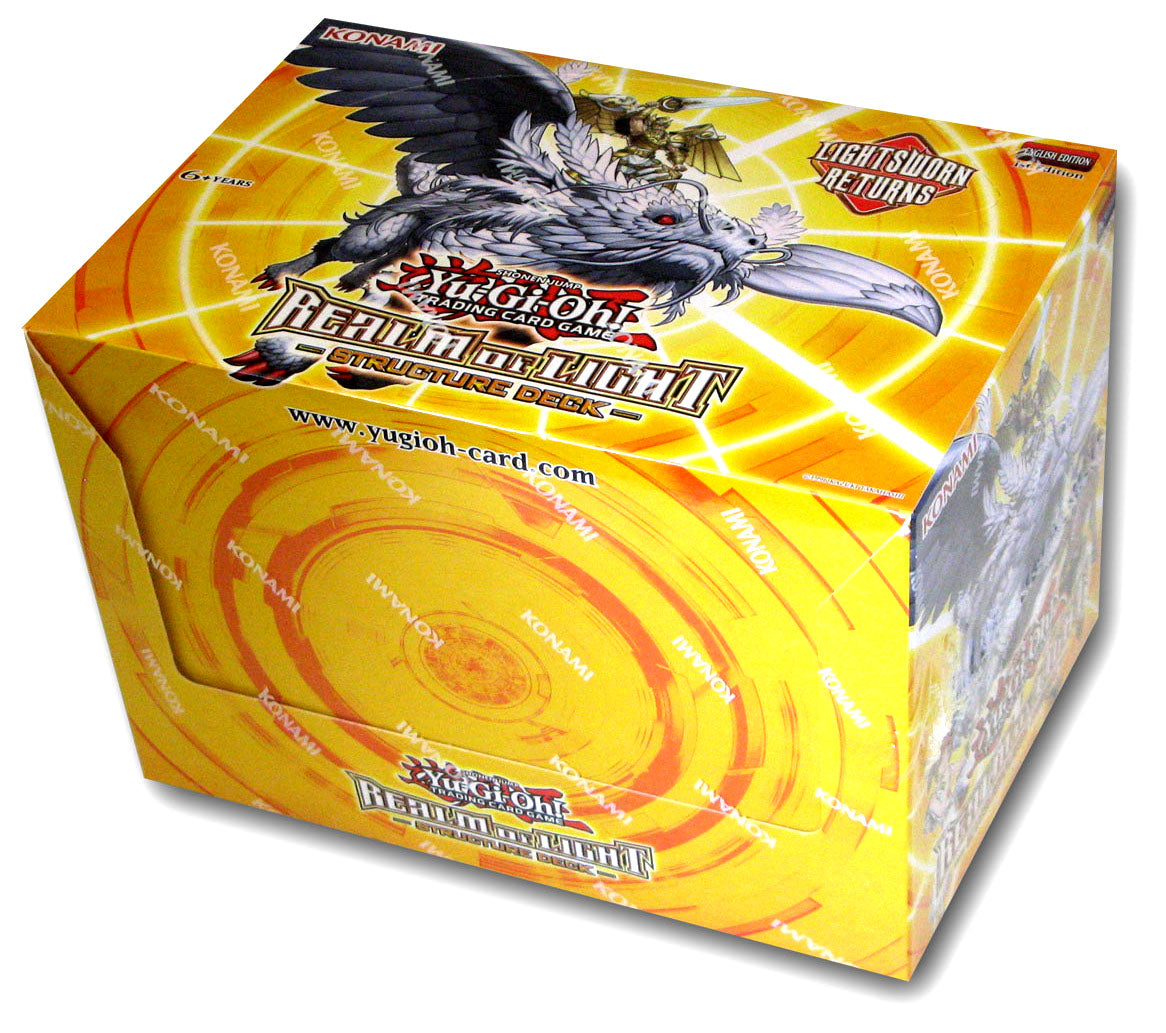 Realm of Light - Structure Deck Display (1st Edition) | Galaxy Games LLC