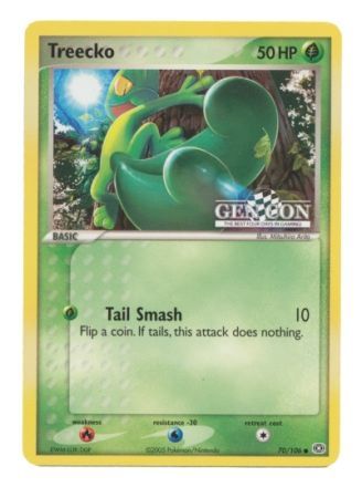 Treecko (70/106) (Gen Con The Best Four Days in Gaming Promo) [EX: Emerald] | Galaxy Games LLC