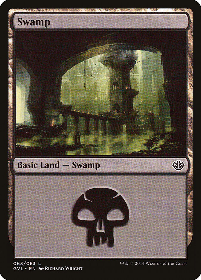 Swamp (63) (Garruk vs. Liliana) [Duel Decks Anthology] | Galaxy Games LLC