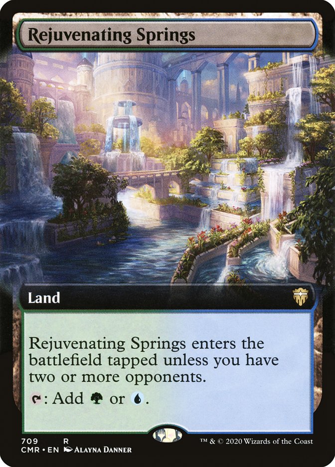 Rejuvenating Springs (Extended Art) [Commander Legends] | Galaxy Games LLC