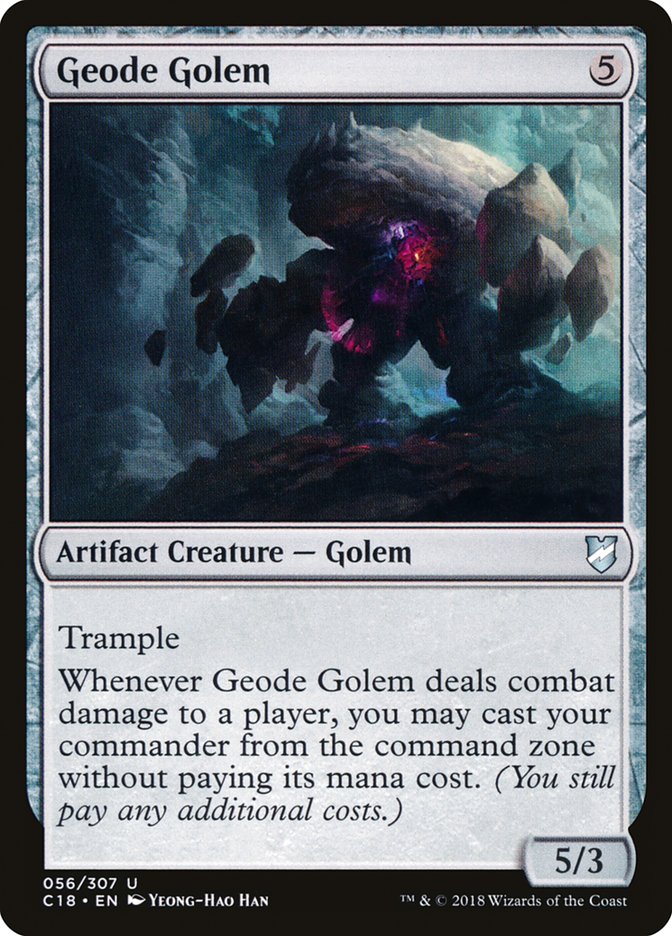 Geode Golem [Commander 2018] | Galaxy Games LLC