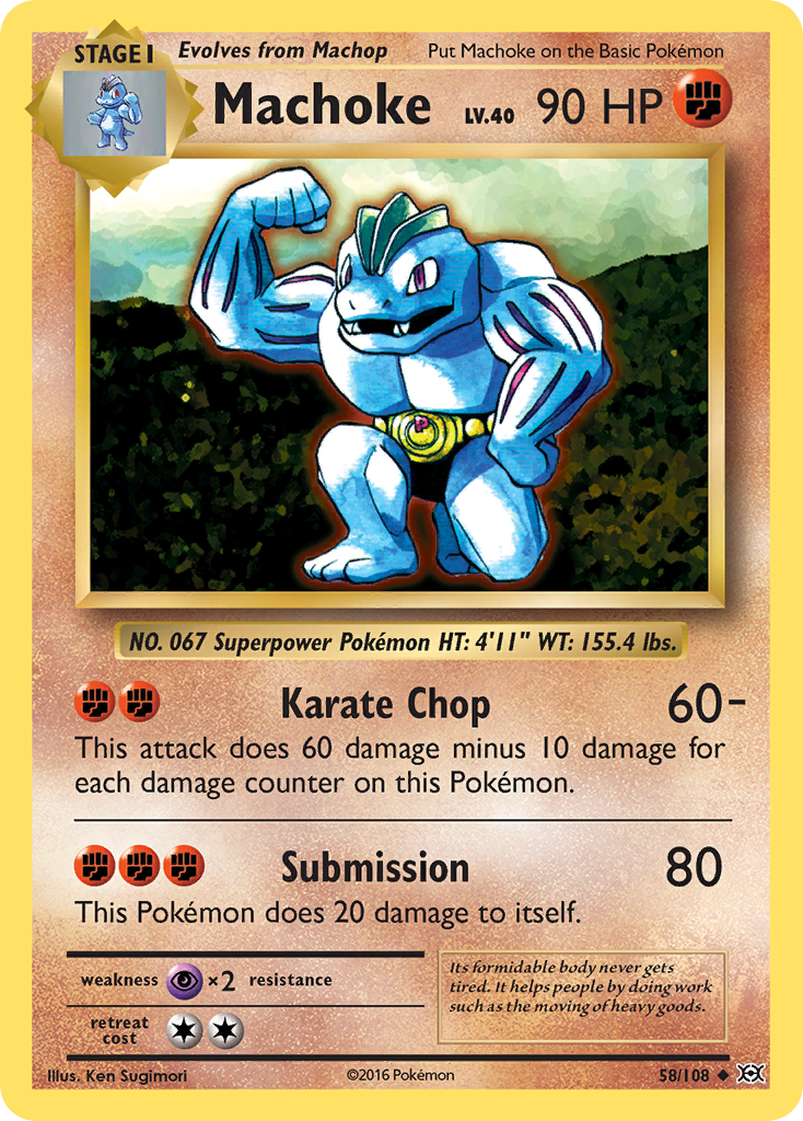 Machoke (58/108) [XY: Evolutions] | Galaxy Games LLC