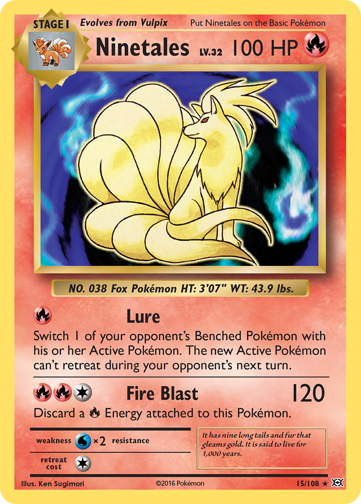 Ninetales (15/108) [XY: Evolutions] | Galaxy Games LLC