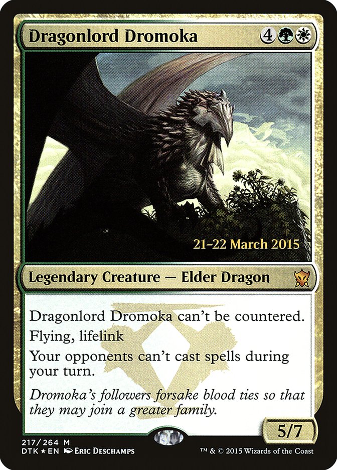 Dragonlord Dromoka [Dragons of Tarkir Prerelease Promos] | Galaxy Games LLC