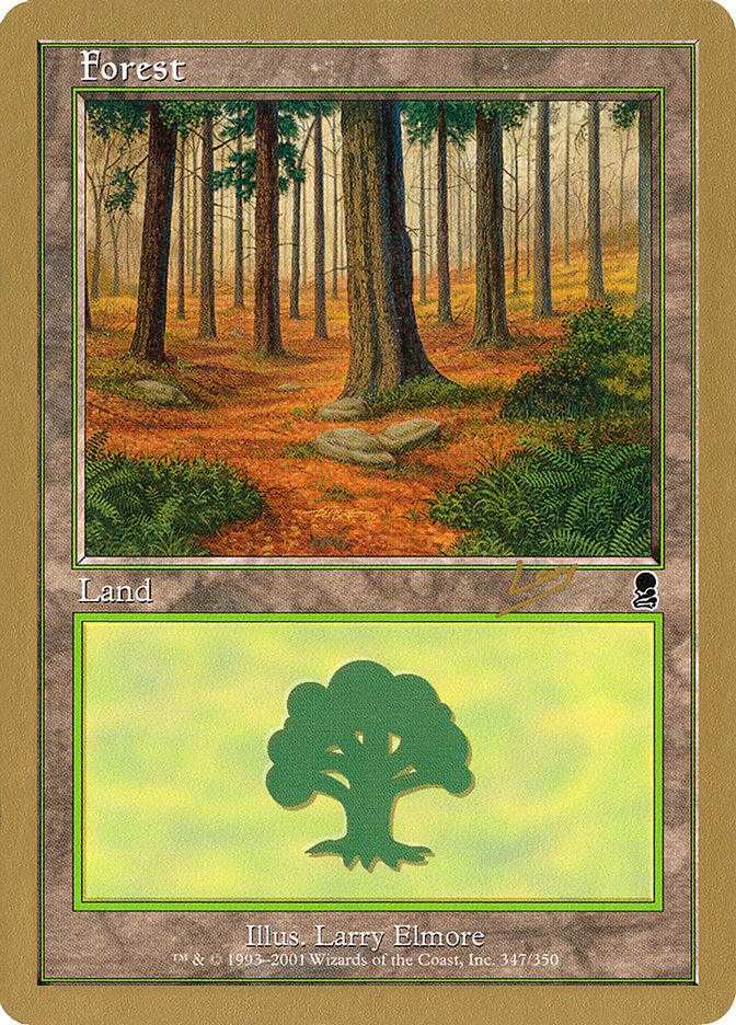 Forest (rl347) (Raphael Levy) [World Championship Decks 2002] | Galaxy Games LLC