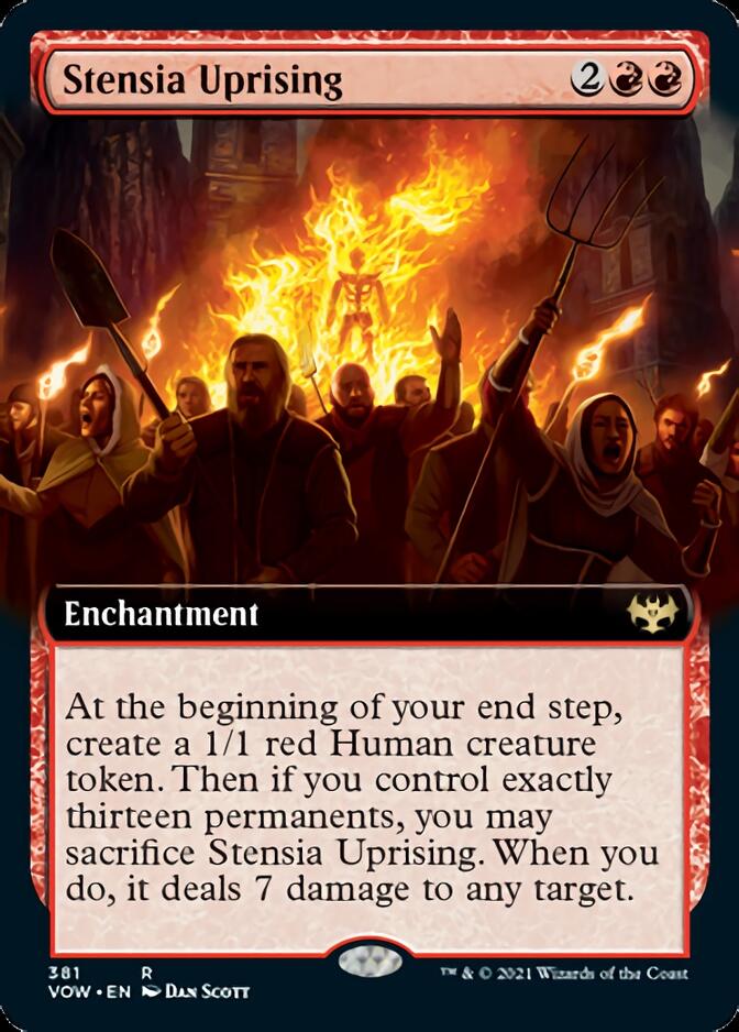 Stensia Uprising (Extended Art) [Innistrad: Crimson Vow] | Galaxy Games LLC