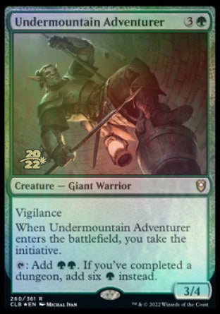 Undermountain Adventurer [Commander Legends: Battle for Baldur's Gate Prerelease Promos] | Galaxy Games LLC