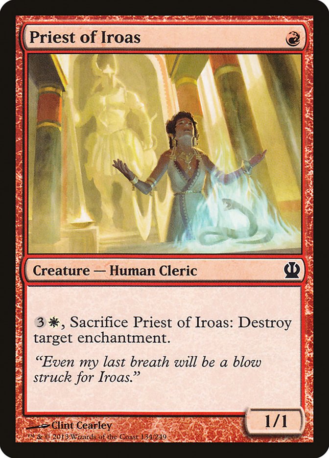 Priest of Iroas [Theros] | Galaxy Games LLC