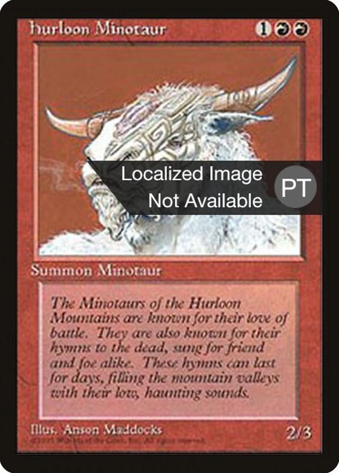 Hurloon Minotaur [Fourth Edition (Foreign Black Border)] | Galaxy Games LLC