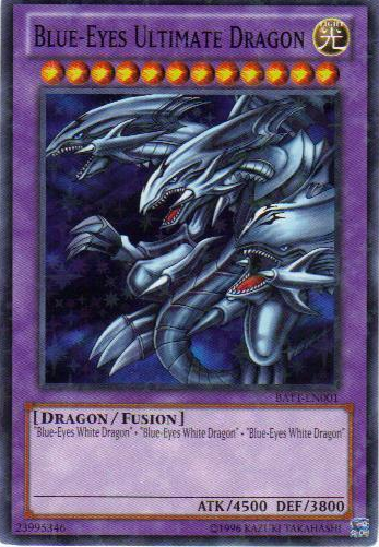 Blue-Eyes Ultimate Dragon [BATT-EN001] Starfoil Rare | Galaxy Games LLC