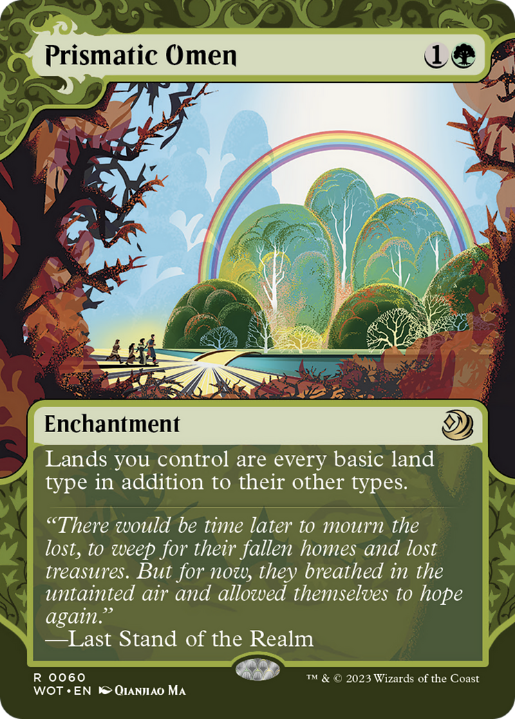 Prismatic Omen [Wilds of Eldraine: Enchanting Tales] | Galaxy Games LLC