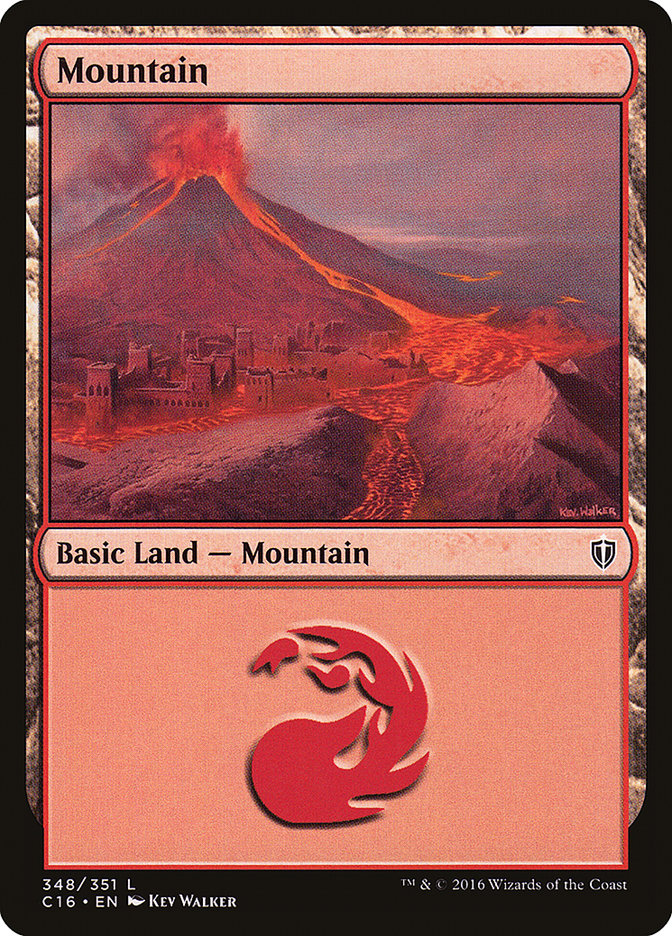 Mountain (348) [Commander 2016] | Galaxy Games LLC