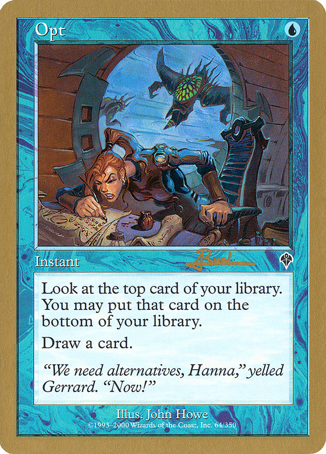 Opt (Antoine Ruel) [World Championship Decks 2001] | Galaxy Games LLC
