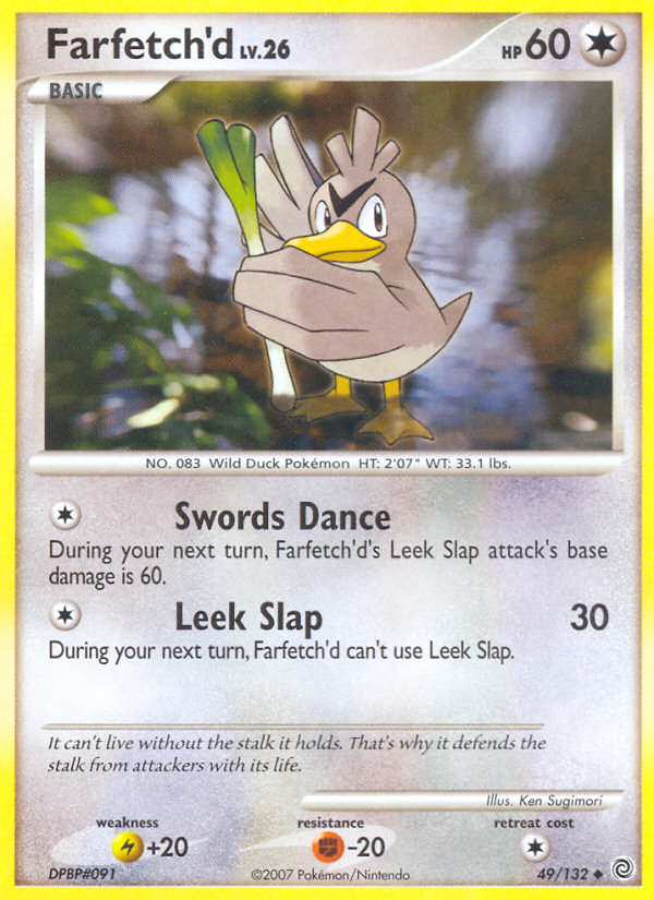 Farfetch'd (49/132) [Diamond & Pearl: Secret Wonders] | Galaxy Games LLC