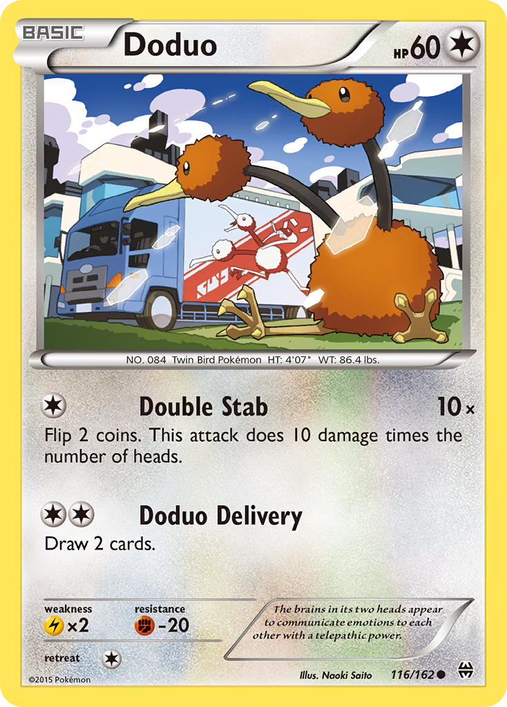 Doduo (116/162) [XY: BREAKthrough] | Galaxy Games LLC