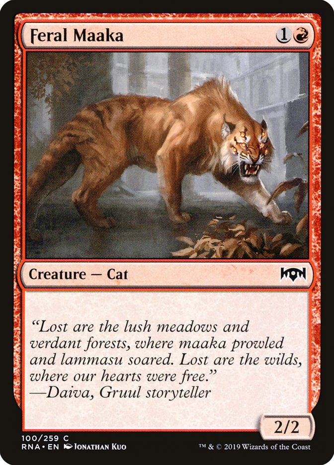 Feral Maaka [Ravnica Allegiance] | Galaxy Games LLC