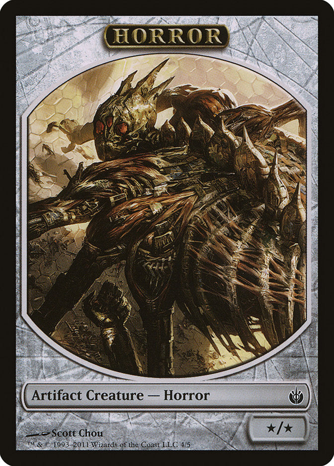 Horror Token [Mirrodin Besieged Tokens] | Galaxy Games LLC