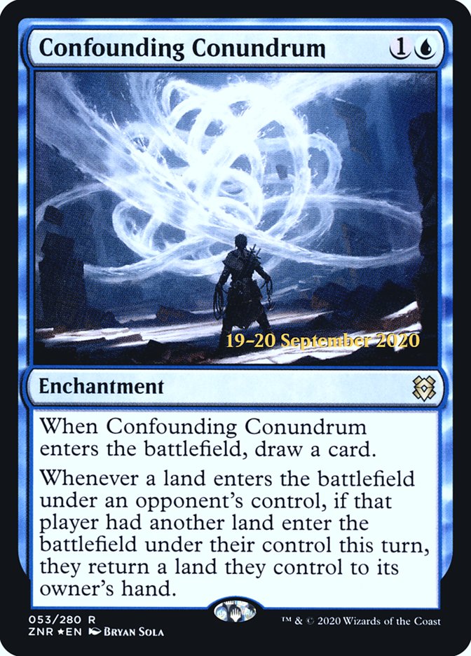 Confounding Conundrum [Zendikar Rising Prerelease Promos] | Galaxy Games LLC