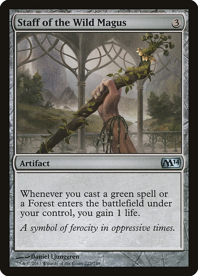 Staff of the Wild Magus [Magic 2014] | Galaxy Games LLC