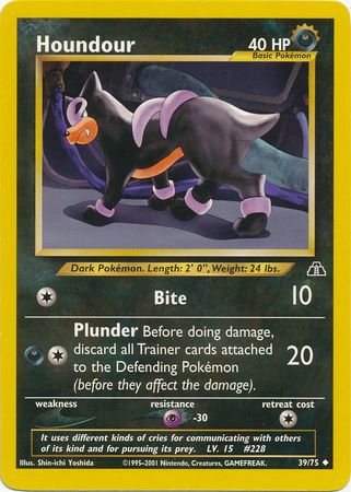 Houndour (39/75) [Neo Discovery Unlimited] | Galaxy Games LLC