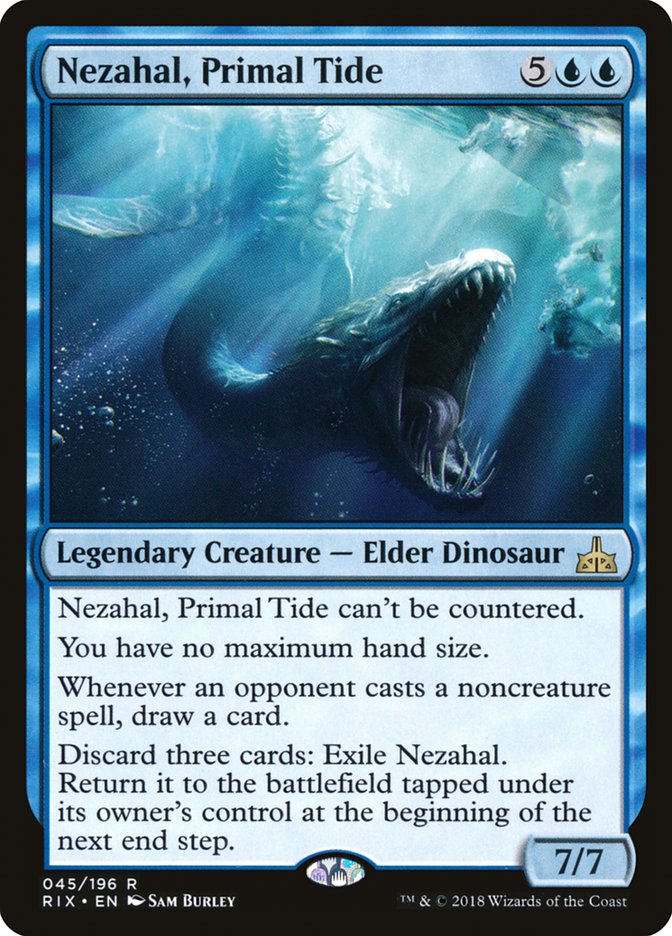 Nezahal, Primal Tide [Rivals of Ixalan] | Galaxy Games LLC