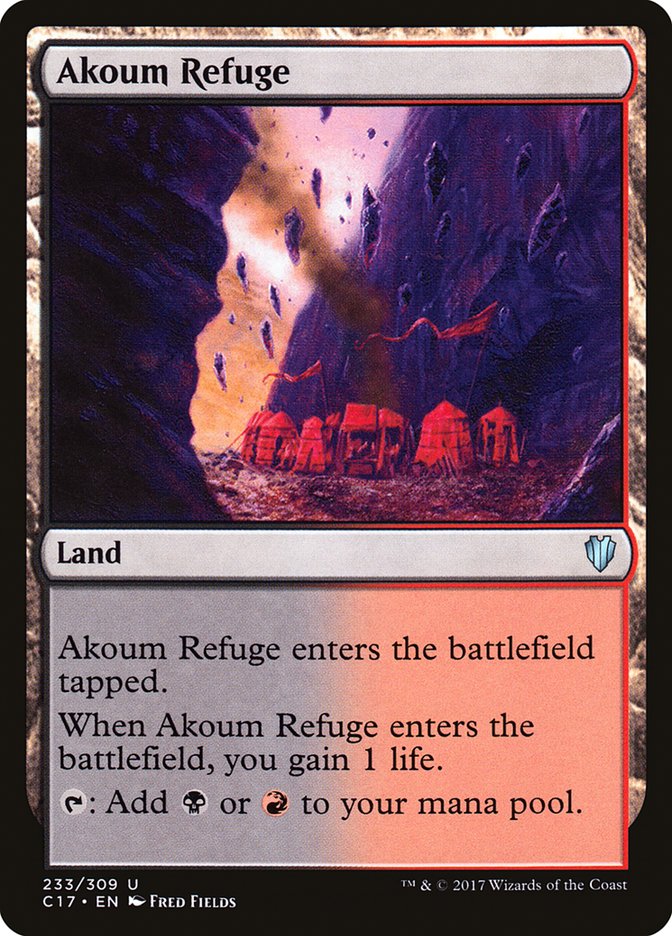 Akoum Refuge [Commander 2017] | Galaxy Games LLC