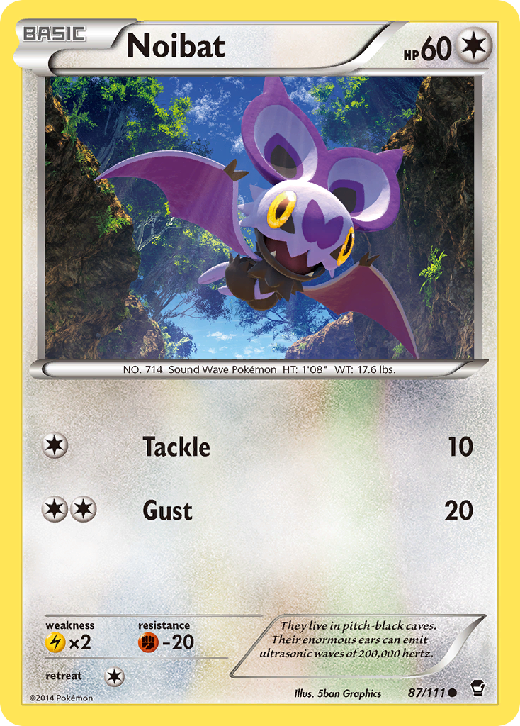 Noibat (87/111) [XY: Furious Fists] | Galaxy Games LLC