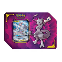 Sun & Moon: Unified Minds - Power Partnership Tin (Mewtwo & Mew GX) | Galaxy Games LLC