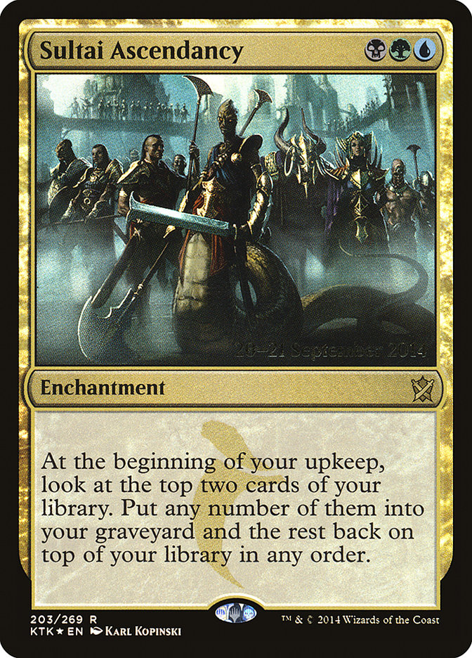 Sultai Ascendancy [Khans of Tarkir Prerelease Promos] | Galaxy Games LLC