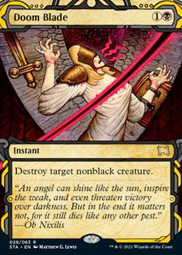 Doom Blade (Foil Etched) [Strixhaven: School of Mages Mystical Archive] | Galaxy Games LLC